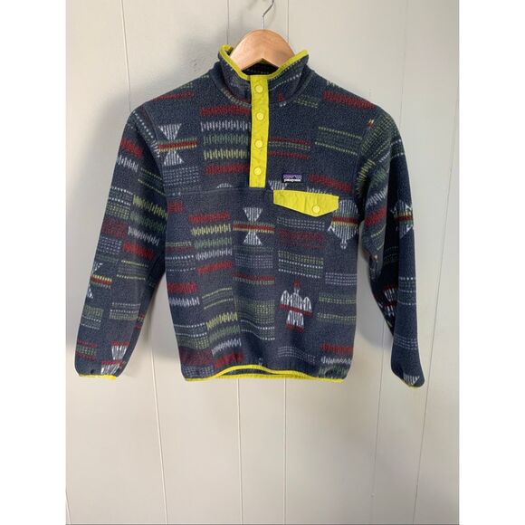 PATAGONIA Synchilla Snap-T Fleece Jacket Style 65572 Medium Youth - Picture 1 of 7